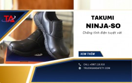 Giày bảo hộ Takumi Ninja-SO chống tĩnh điện trên cả tuyệt vời
